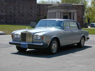 Rolls-Royce Silver Wraith uit 1977.