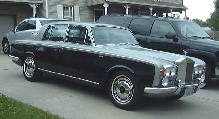 black rolls royce silver shadow